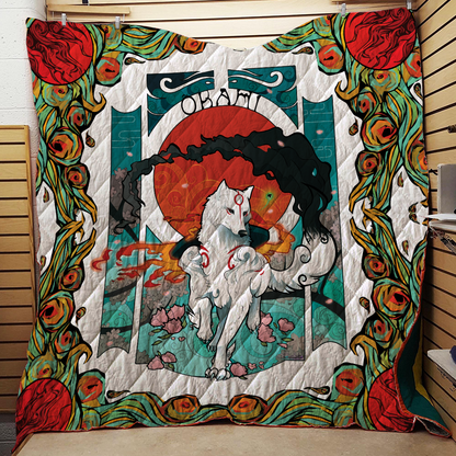 Okami 3D Quilt Set Single Quilt