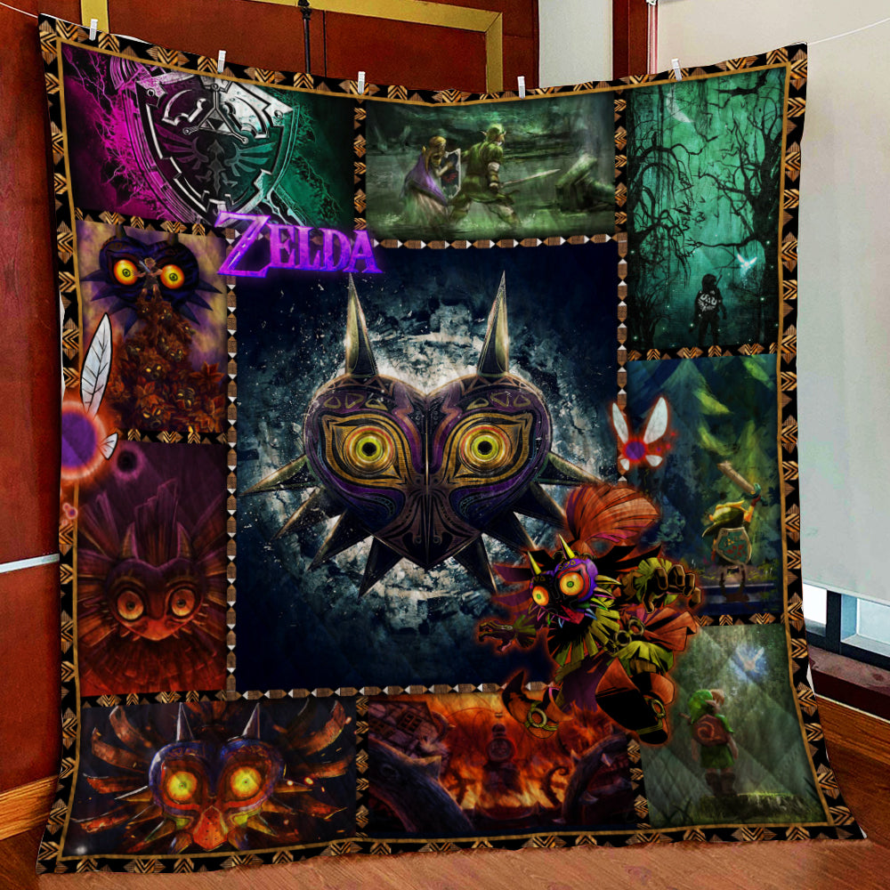 The Legend Of Zelda Majora's Mask 3D Quilt Bed Set Single Quilt