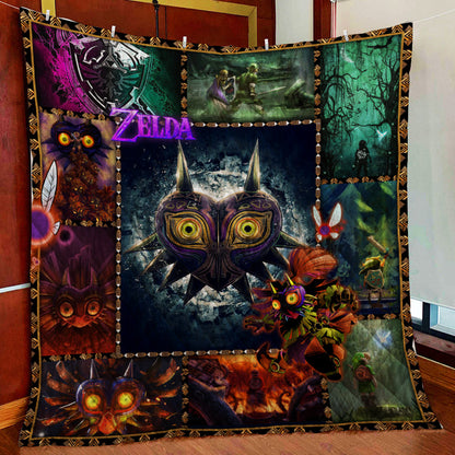 The Legend Of Zelda Majora's Mask 3D Quilt Bed Set Single Quilt