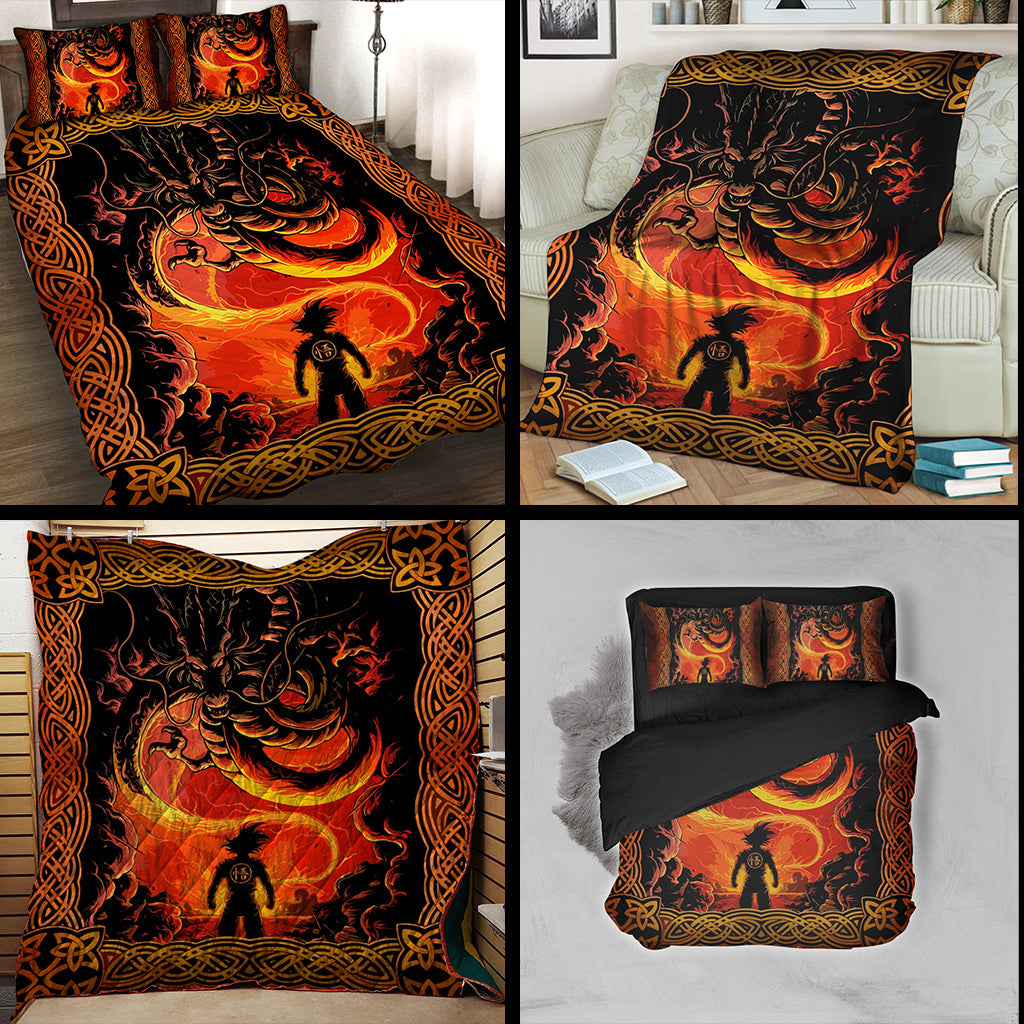 Dragon Ball Goku 3D Quilt Set