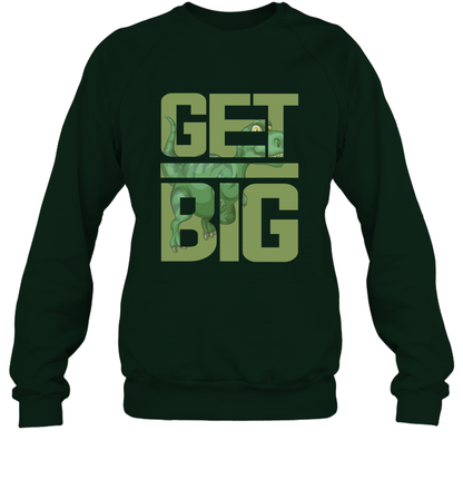 Get Big Funny Saurus Dinosaur Shirt Sweatshirt Sweatshirt Forest