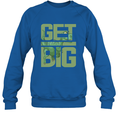 Get Big Funny Saurus Dinosaur Shirt Sweatshirt Sweatshirt Royal