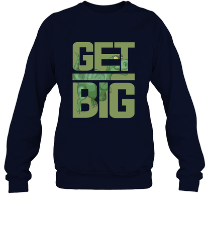 Get Big Funny Saurus Dinosaur Shirt Sweatshirt Sweatshirt Navy
