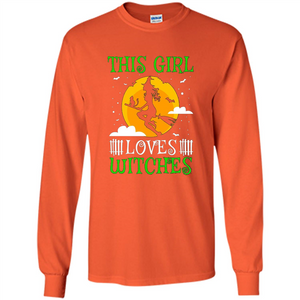 This Girl Loves Witches Witch Halloween T-Shirt