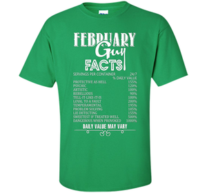 February Guy Facts T-shirt