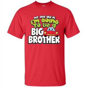 Car Brother T-shirt I'm Going To Be a Big Brother