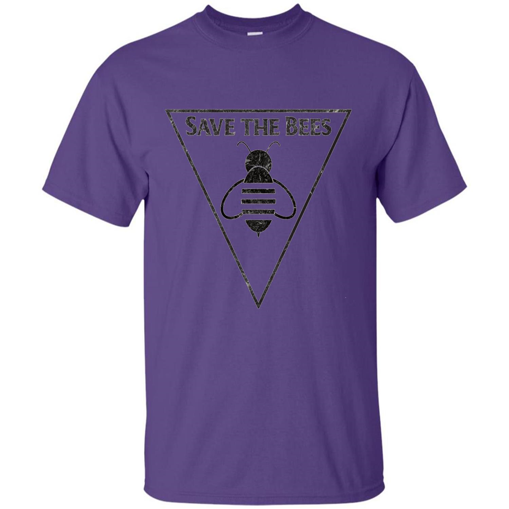 Save The Bees Beekeepers Conservationist T-shirt Purple