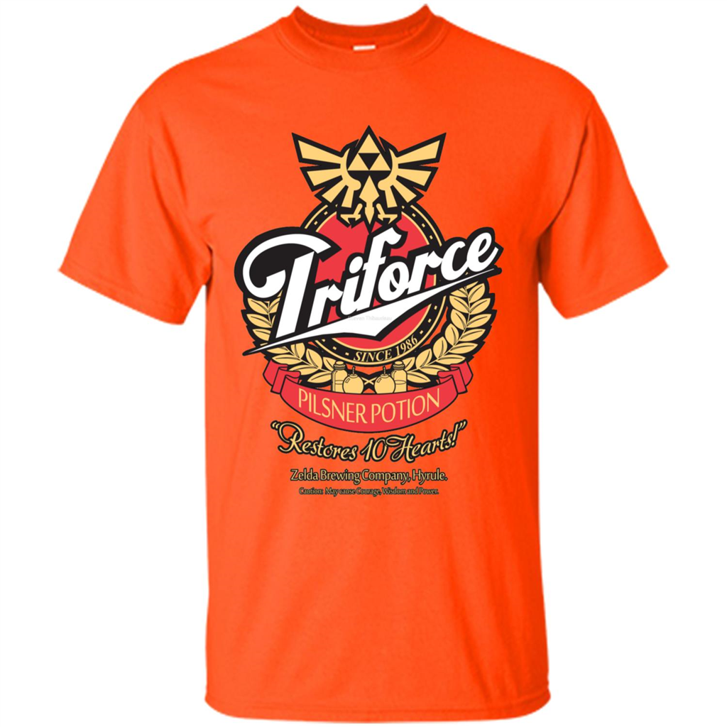 Special Potion Triforce Pilsner Potion T-shirt Orange