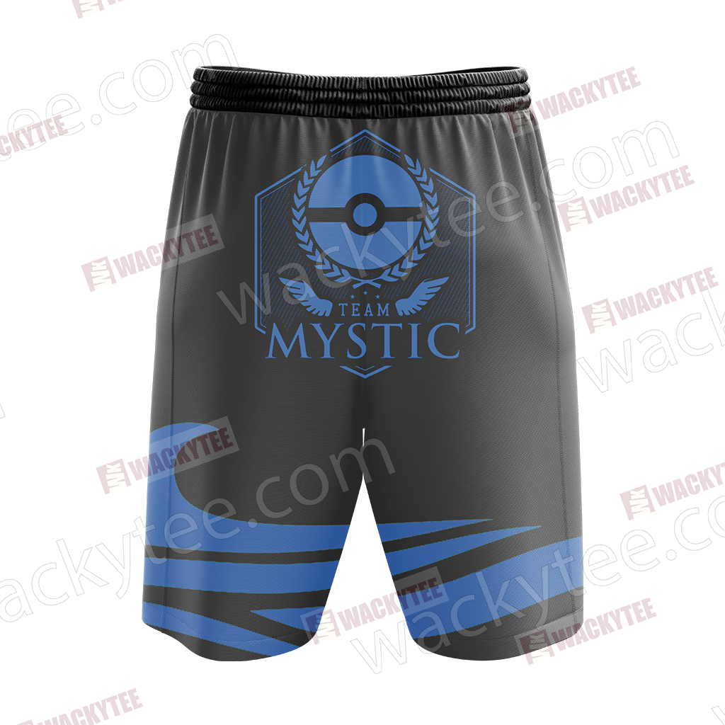 Team Mystic Pokemon Go Beach Shorts