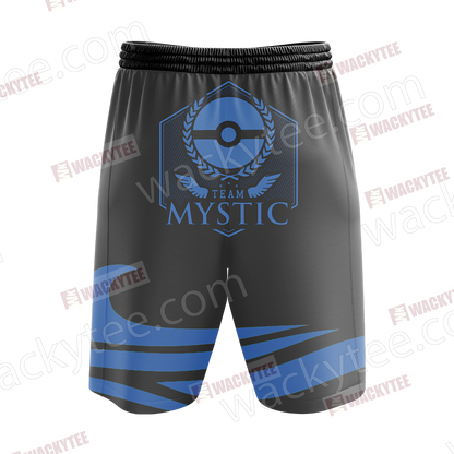 Team Mystic Pokemon Go Beach Shorts
