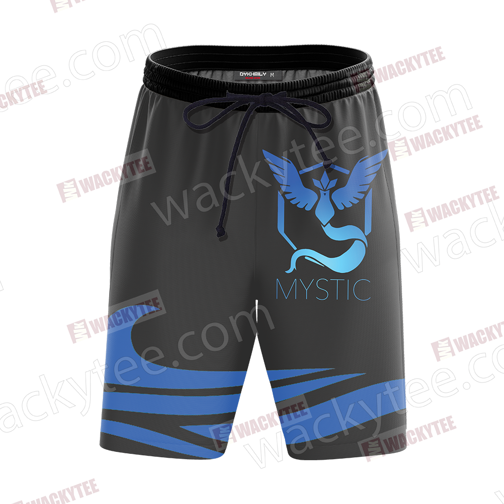 Team Mystic Pokemon Go Beach Shorts
