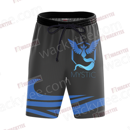 Team Mystic Pokemon Go Beach Shorts