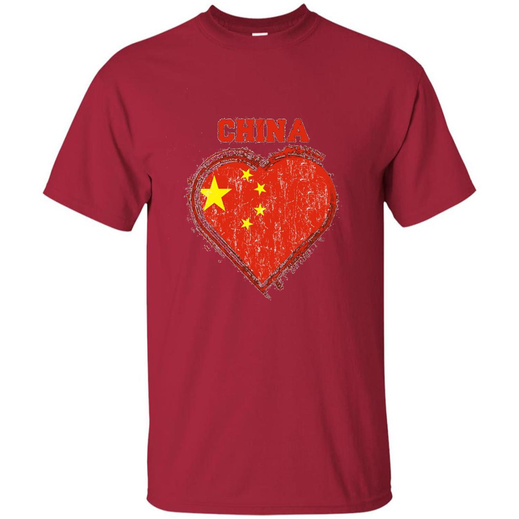 Chinese T-shirt Chinese Flag Shirt Cardinal
