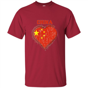 Chinese T-shirt Chinese Flag Shirt