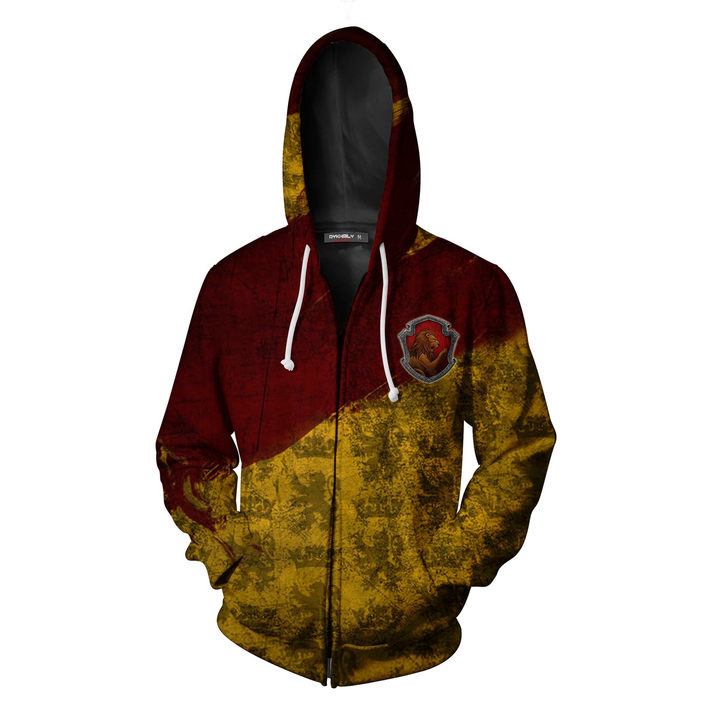 Harry Potter Gryffindor House Zip Up Hoodie