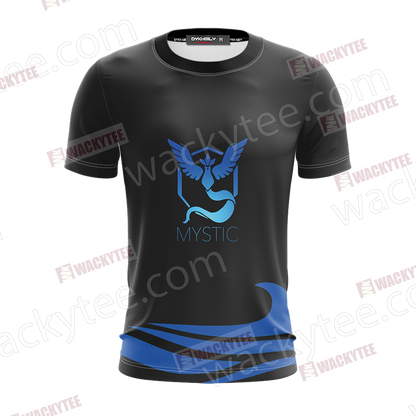 Team Mystic Pokemon Go Unisex 3D T-shirt