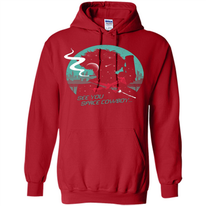 Space Cowboy T-shirt See You Space Cowboy Red