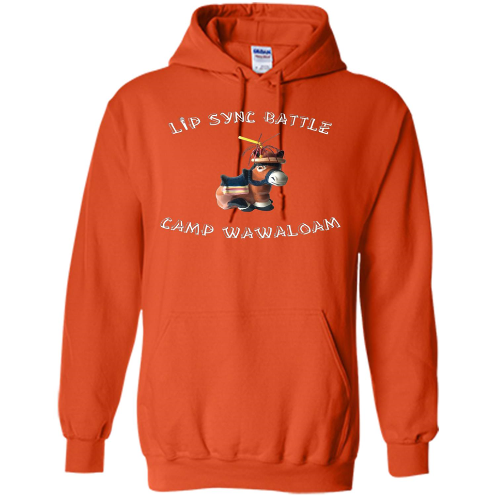Lip Sync Camp T-shirt Camp Wawaloam Orange