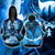 Mortal Kombat Subzero 3D Zip Hoodie Jacket S  