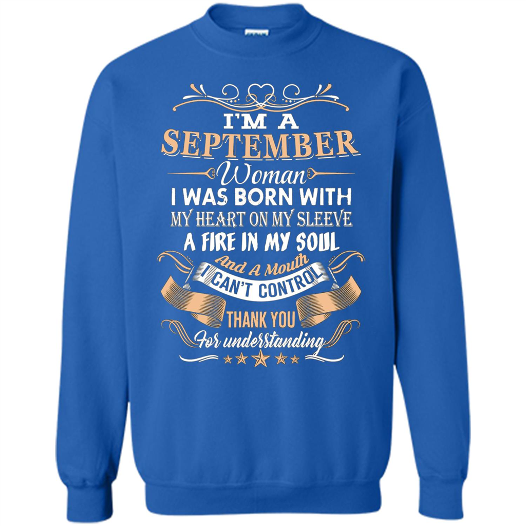 I'm A September Woman T-shirt Royal
