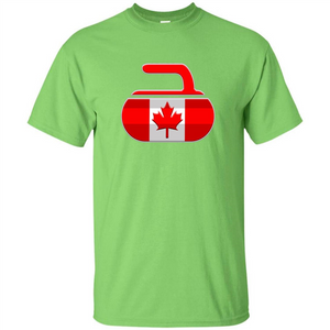 Canadian Curling Flag T-shirt