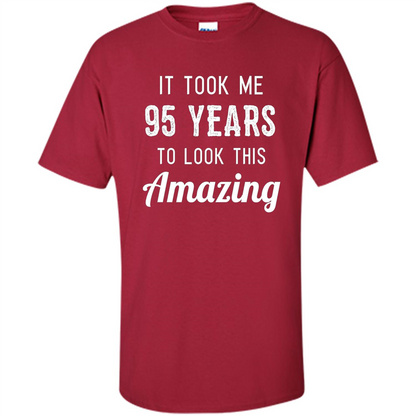 Funny 95th Birthday T-shirt Look This Amazing Cardinal