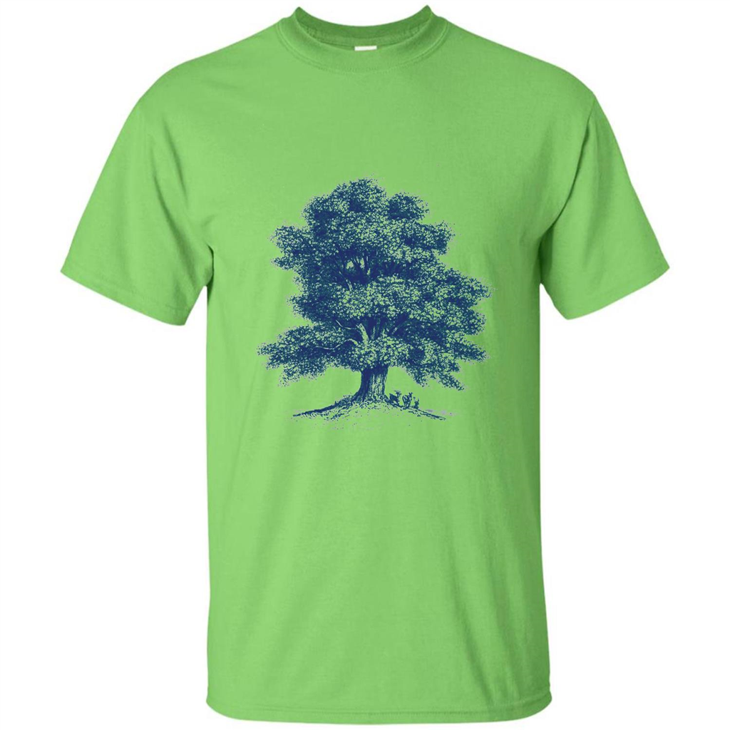 Maple Tree T-Shirt. Tree Natural Maple Tree T-shirt Lime