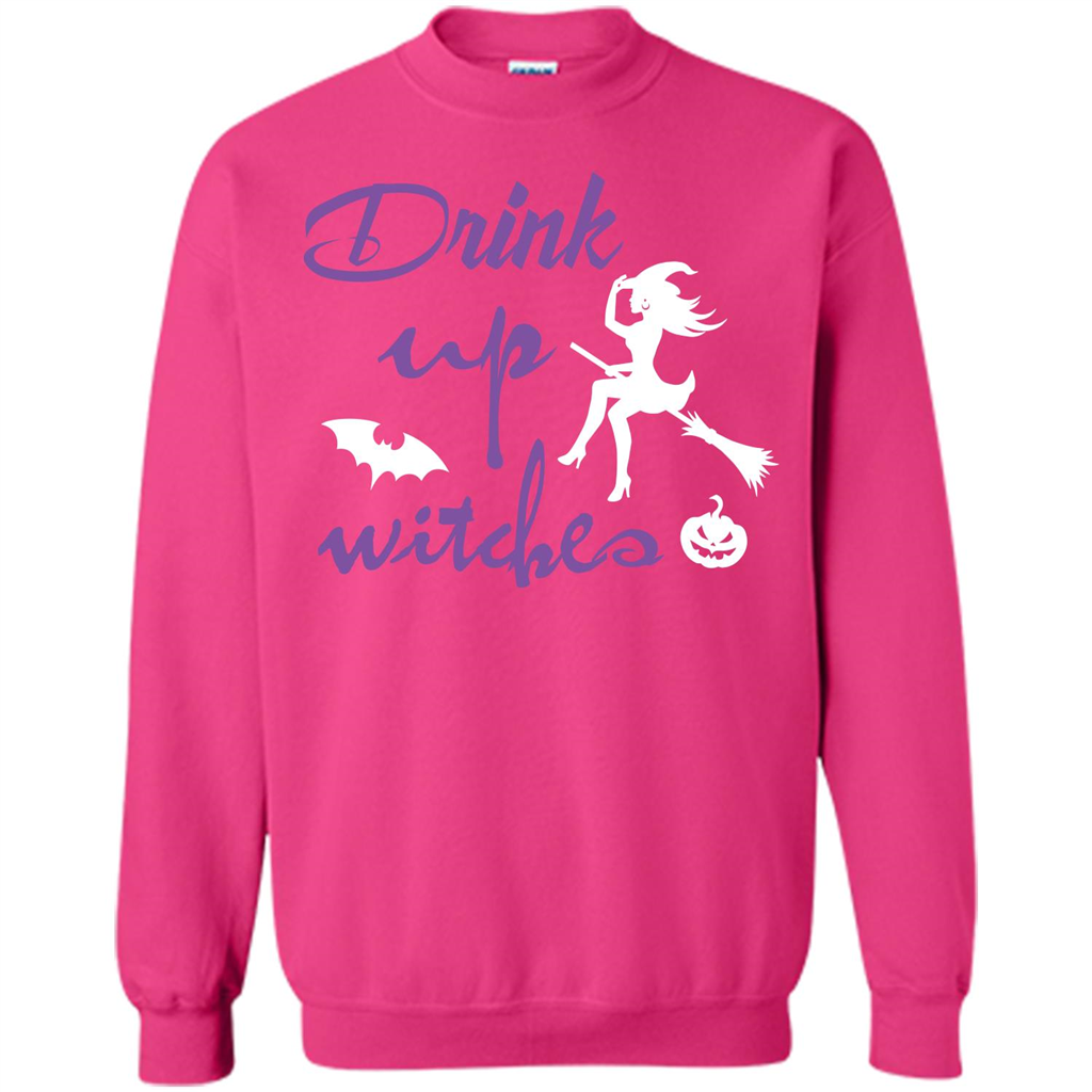 Halloween T-shirt Drink Up Witches T-shirt Heliconia