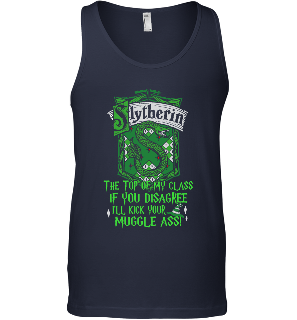 Harry Potter Quotes Slytherin Tank Top Tank Top Navy