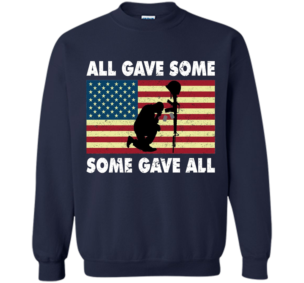 All gave some Some gave all T-Shirt Veteran &amp; Memorial's Day shirt Navy