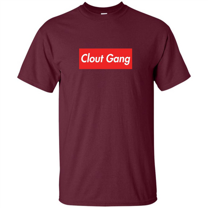 Clout Gang T-shirt Maroon