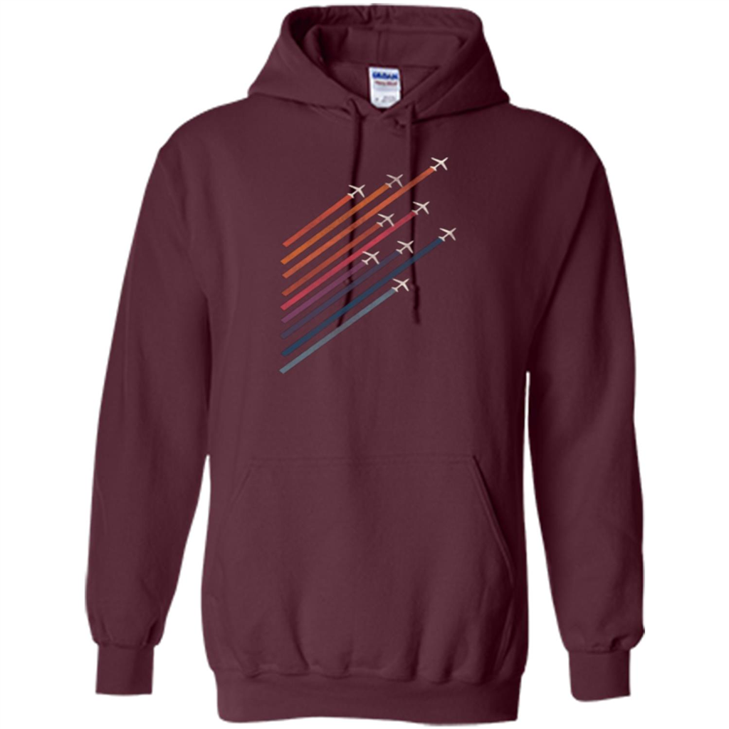 Aerial Acrobat T-shirt Maroon