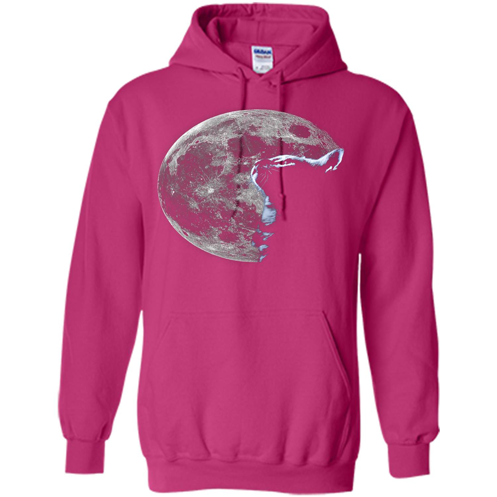 Cat Lover T-shirt Cat And Moon Heliconia
