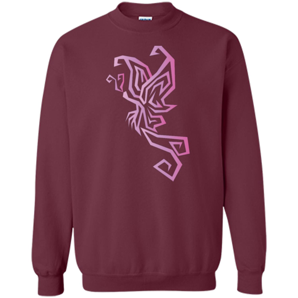 Beauty Butterfly T-shirt Maroon