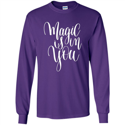 Magic Is In You T-shirt Purple