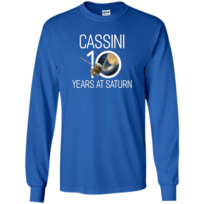 Cassini 10 Years at Saturn T-shirt Royal