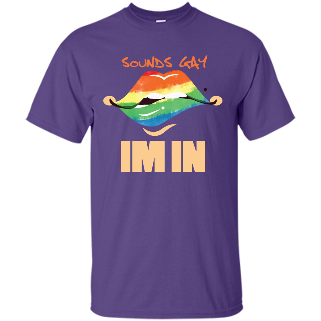 LGBTQ T-shirt Sound Gay Im In Purple
