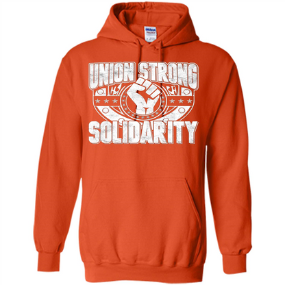 Union Strong Solidarity T-shirt Orange