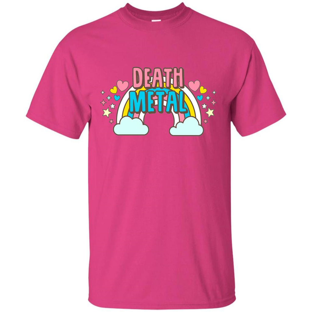 Death Metal Rainbow Cute T-Shirt Heliconia