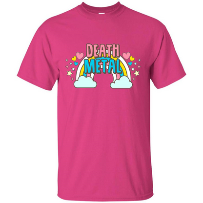 Death Metal Rainbow Cute T-Shirt Heliconia