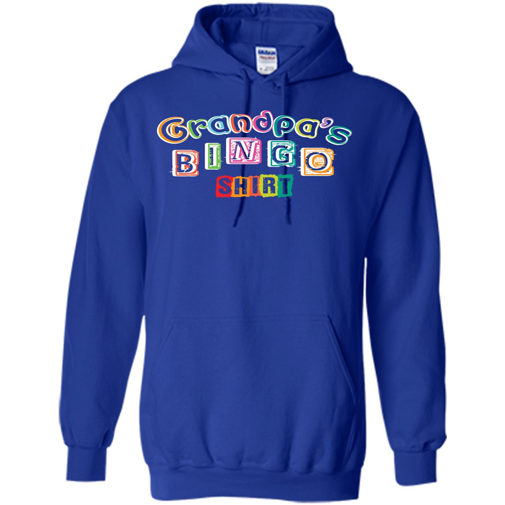 Papa T-shirt GrandpaŠ—Ès Bingo T-shirt Royal