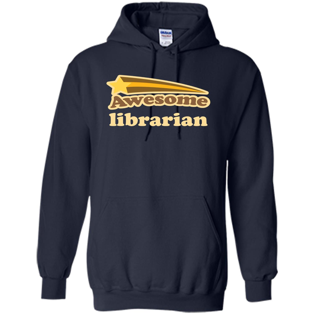 Awesome Librarian T-shirt Navy
