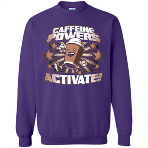 Coffee Lover T-shirt Caffeine Powers Activate