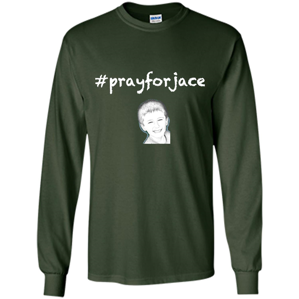 Pray for Jace T-shirt Forest Green