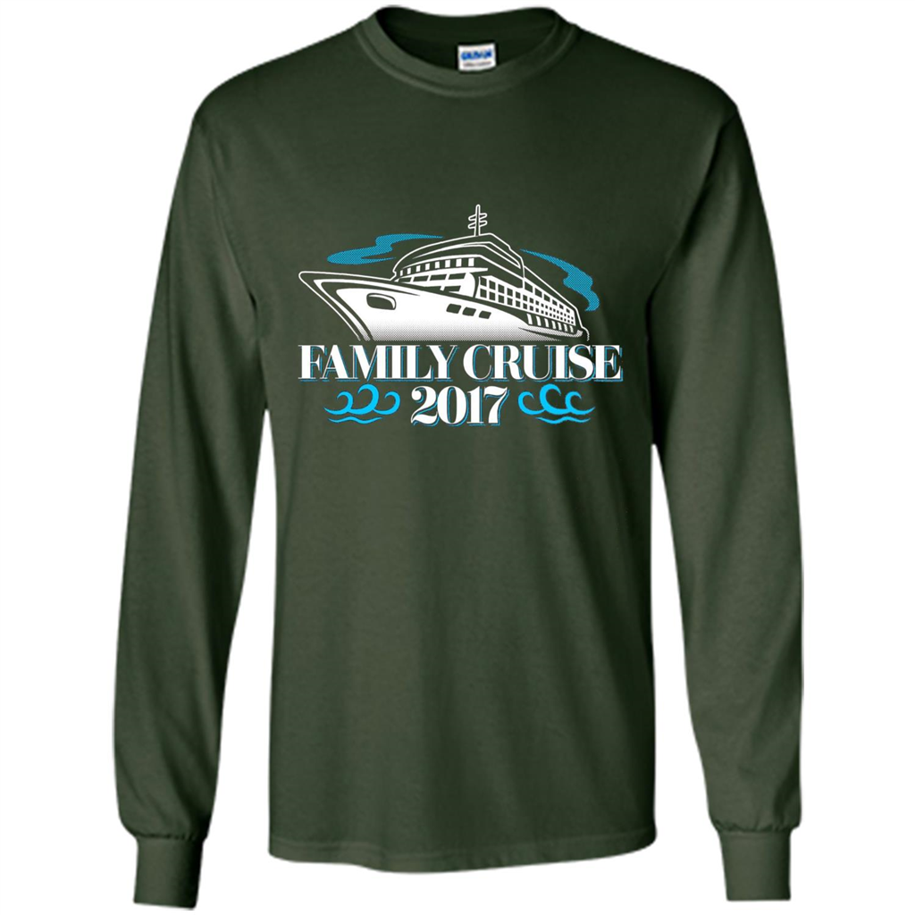 Family Cruise 2017 Vacation T-shirt Forest Green