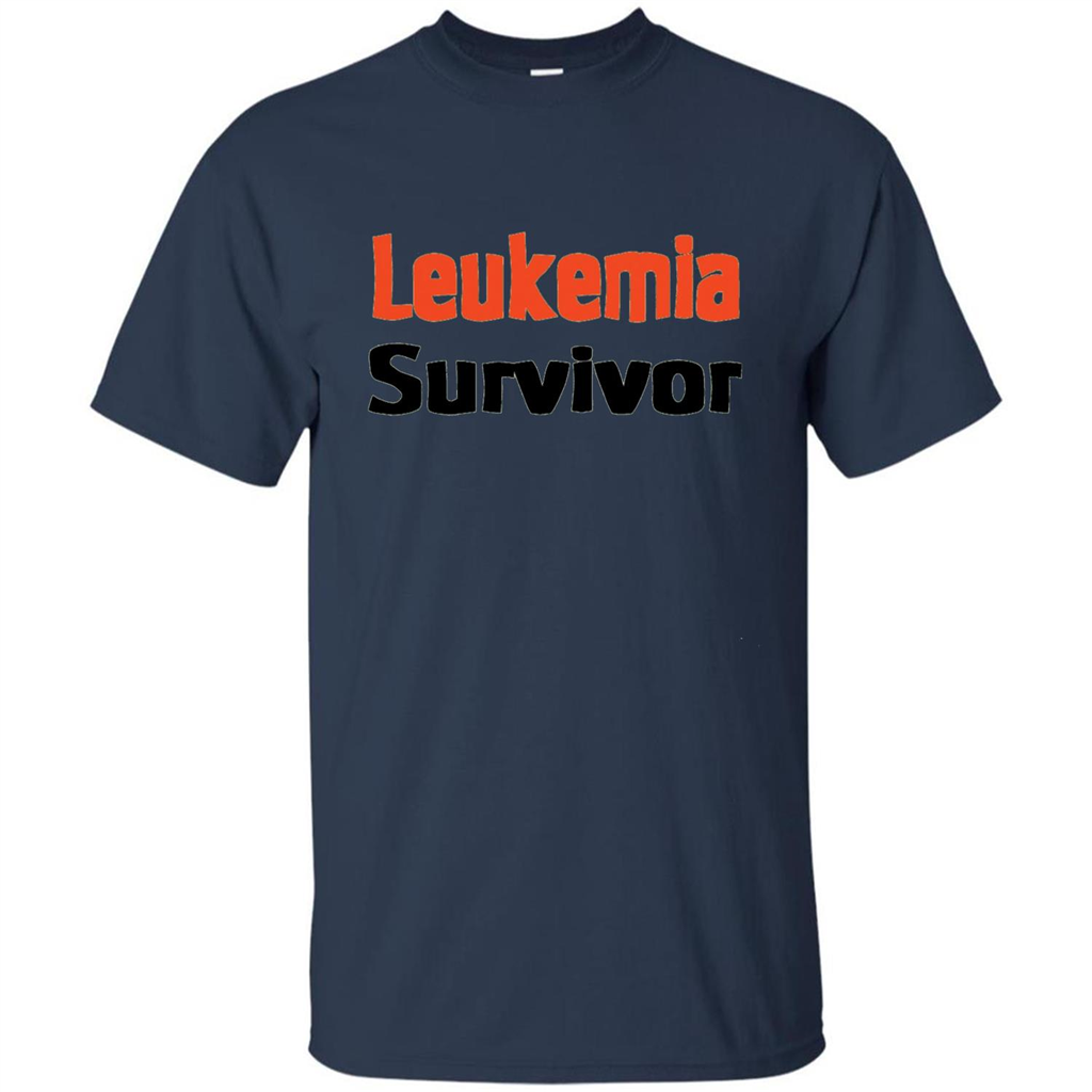 Leukemia Survivor Tshirt Navy
