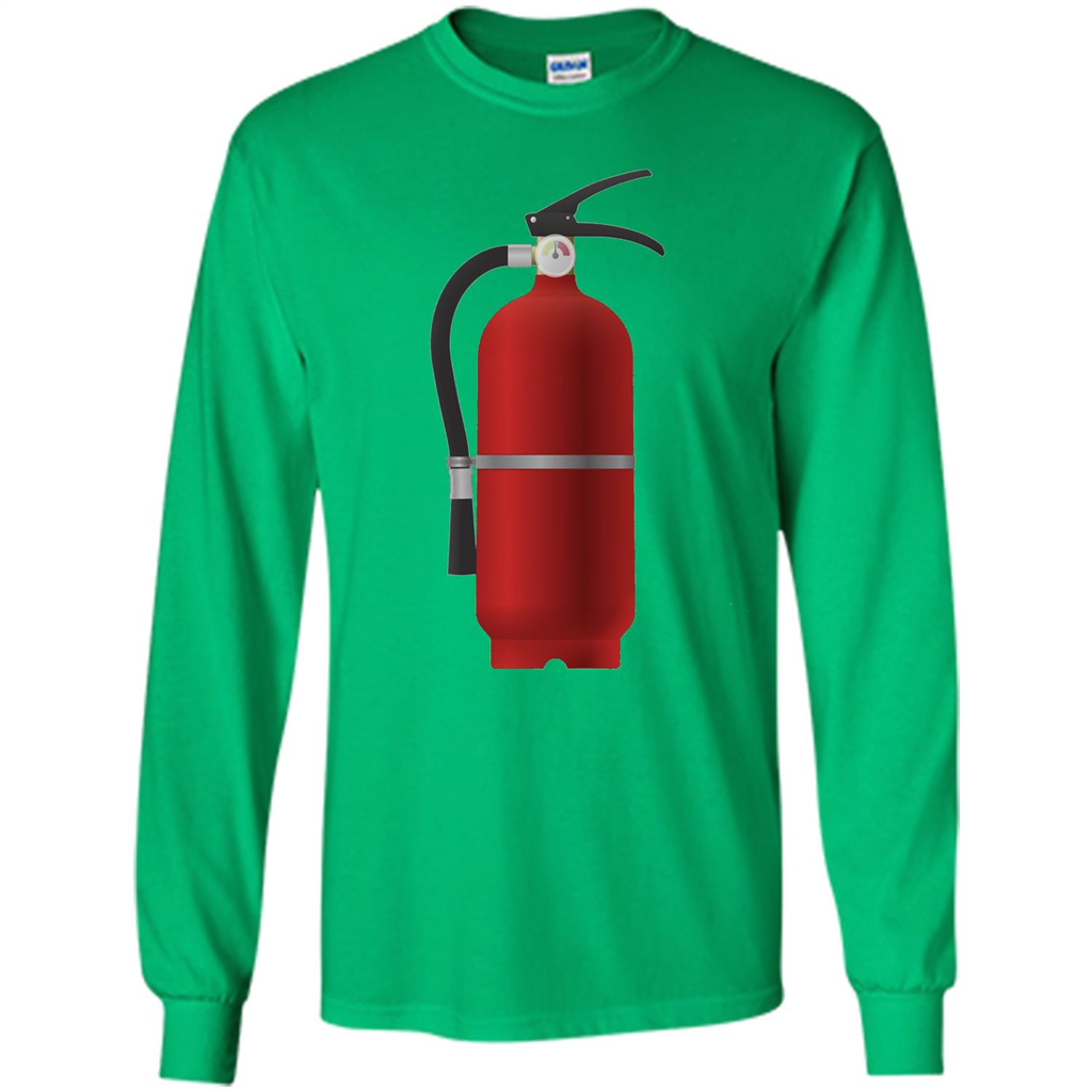 Fire Extinguisher T-shirt Emergency Fire Protection Irish Green