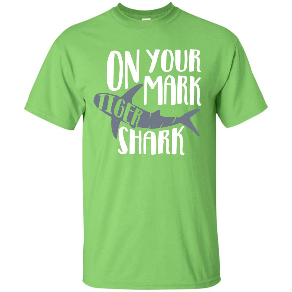 Tiger Shark T-shirt On Your Mark Tiger Shark T-shirt Lime