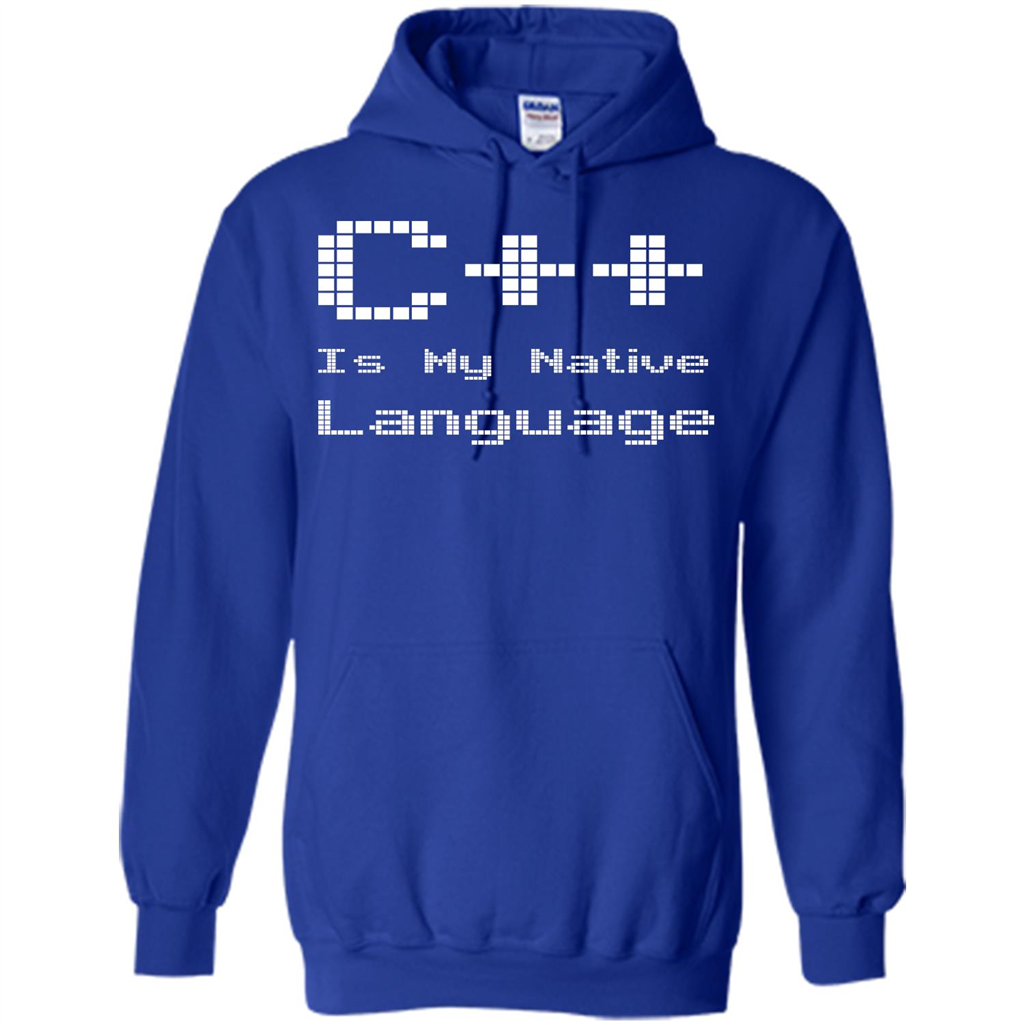 IT T-shirt C++ Is My Native Language Royal