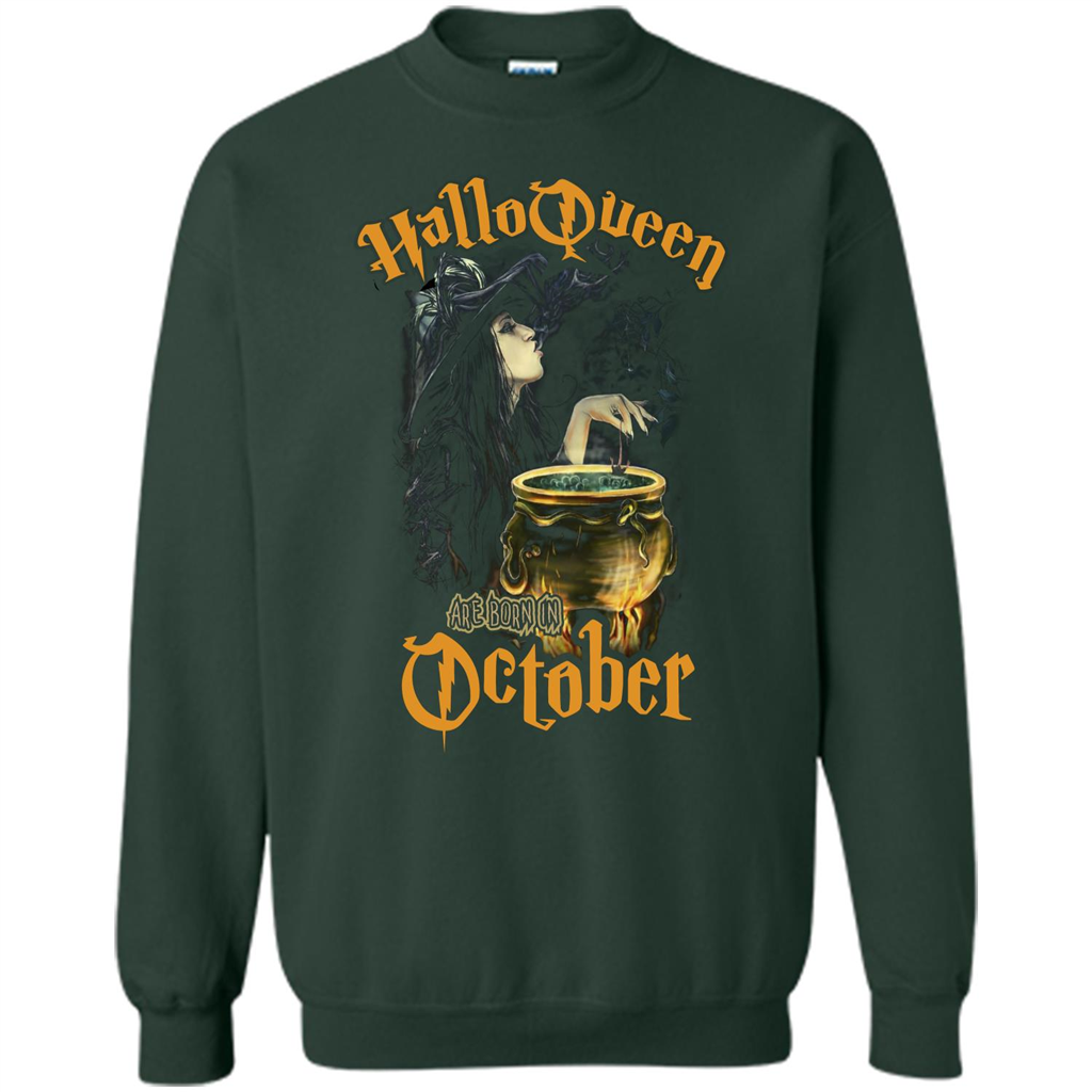 HalloQueen Are Born In October T-shirt